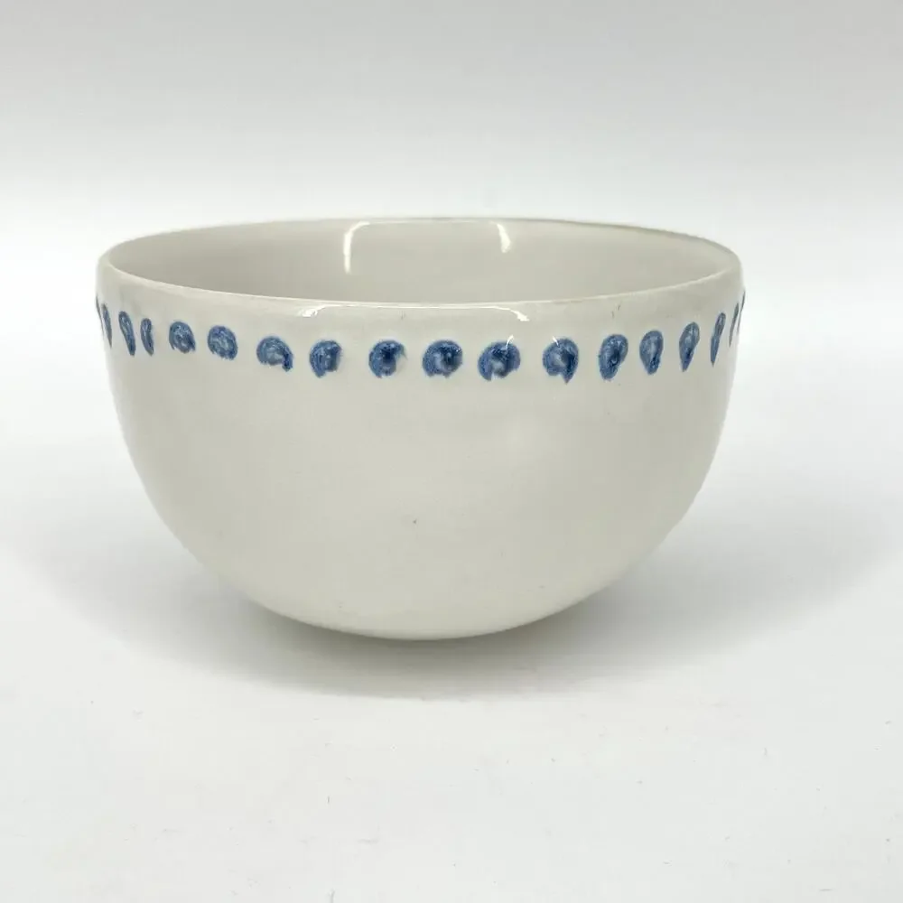 Anthropologie Ginny Blue Bloom Bowl 6